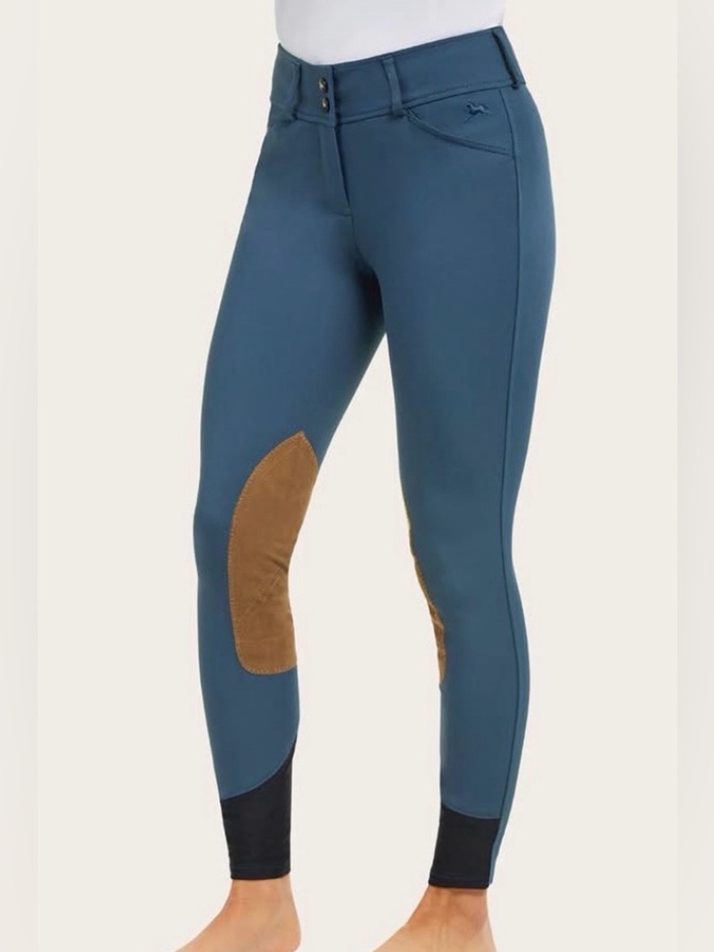 RJ Classics Riding Breeches with Brown Knee Patches